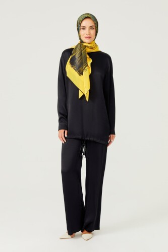 About the Horizon Silk Scarf Yellow - 6