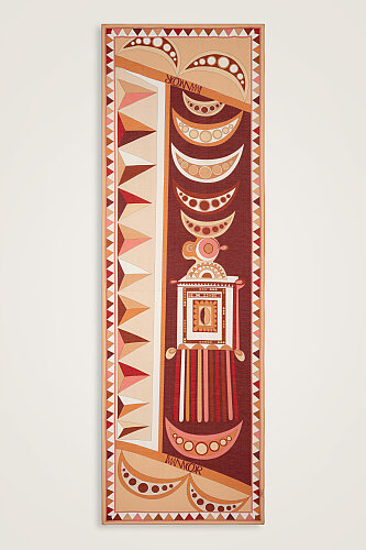 Afrika Bej-Bordo Pamuk İpek Vual Şal 70x210 - Imannoor