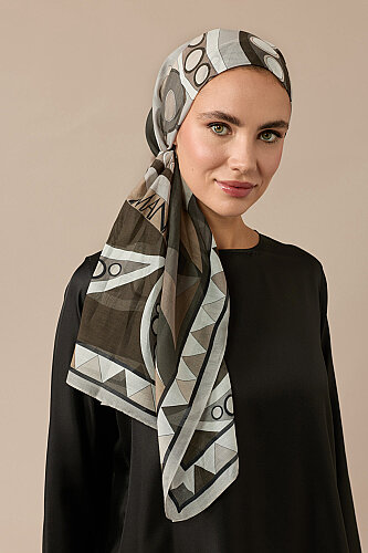 Afrika Gri Pamuk İpek Vual Şal 70x210 - Imannoor (3)
