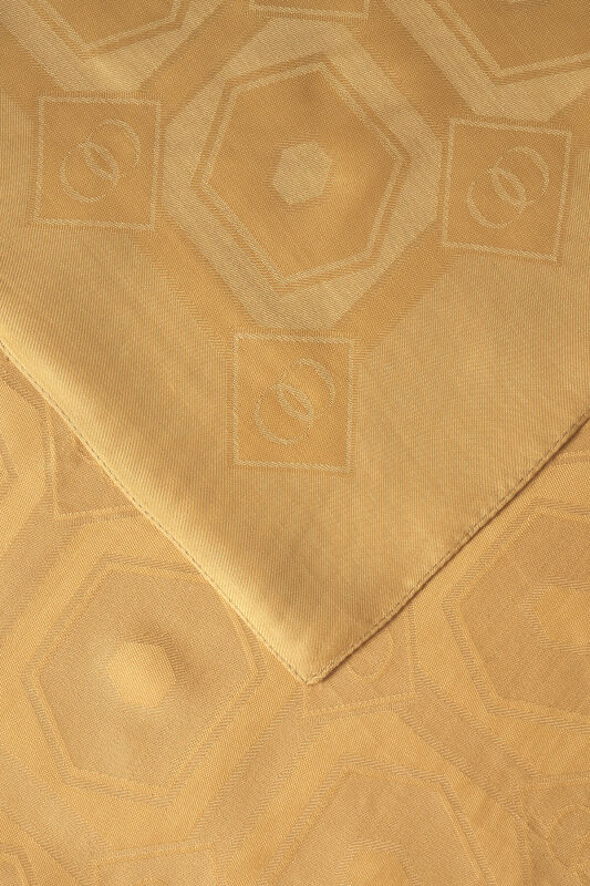 Altıgen Baklava Camel Ramy Jakar Şal 70x200 - 2