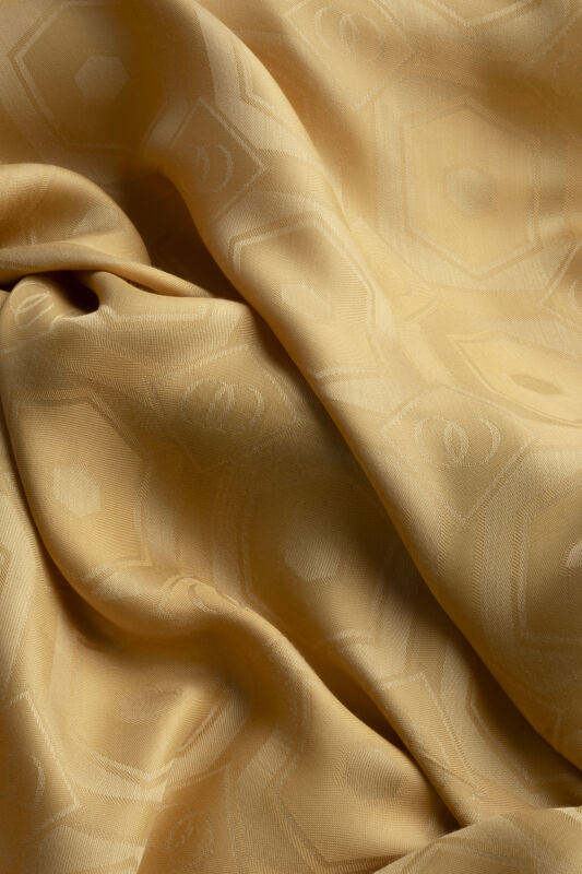 Altıgen Baklava Camel Ramy Jakar Şal 70x190 - 4