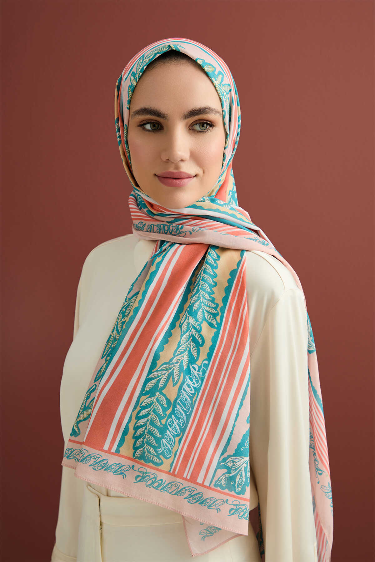 printed cotton shawl