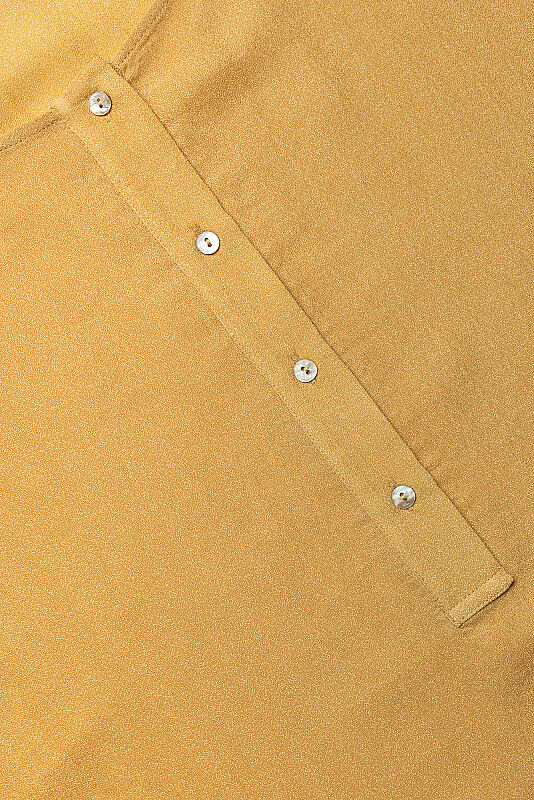 Aşka Yolculuk Hardal Naia Pamuk Kolsuz Elbise - 2