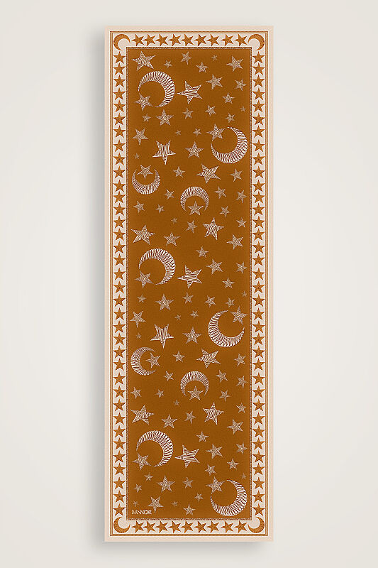Ayla Yıldız Gold Cotton Floss Scarf - 1