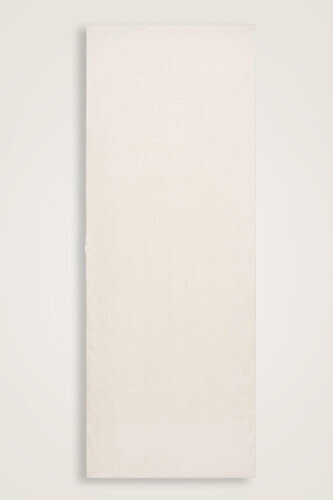 Baklava Ecru Jacquard Cupro Shawl - 2