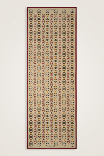 Baklava Noor Bej Floş Viskon Şal 70x210 - Imannoor (1)