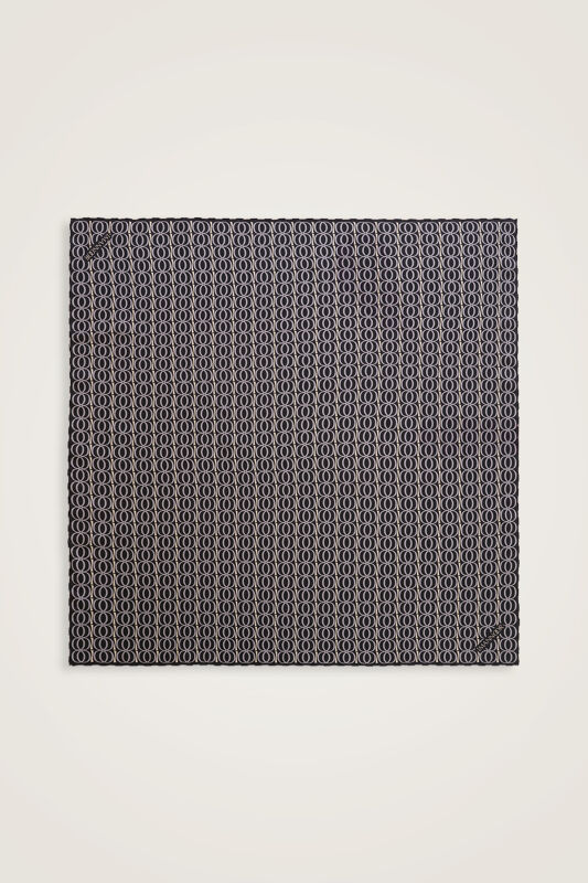 Bambunoor Anthracite Silk Scarf - 1