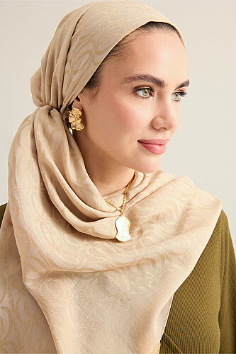 Bambunoor Antique Beige Naia Scarf - 6