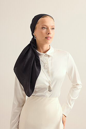 Bambunoor Black Naia Scarf 