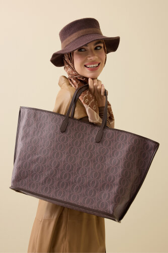 Bambunoor Brown Bazaar Mono Bag - Imannoor