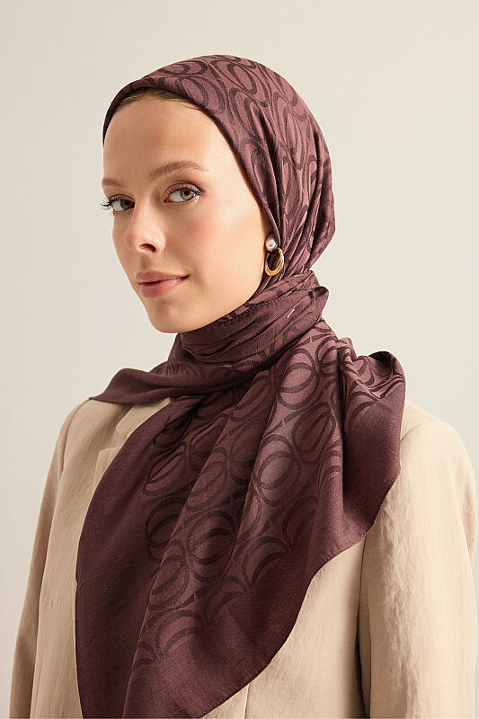 Bambunoor Brown Naia Scarf - 3