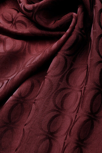 Bambunoor Burgundy Naia Cotton Shawl - 4