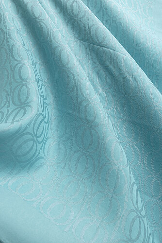Bambunoor Cyan Naia Cotton Scarf - 2