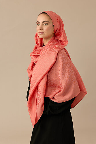 Bambunoor Flamingo Naia Pamuk Şal 70x210 - Imannoor (1)