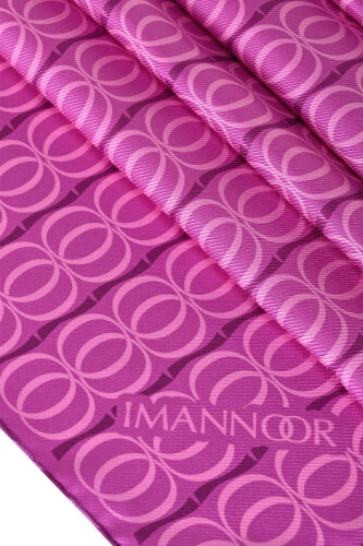 Bambunoor Fuchsia Silk Scarf - 4