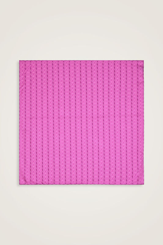 Bambunoor Fuchsia Silk Scarf - 2