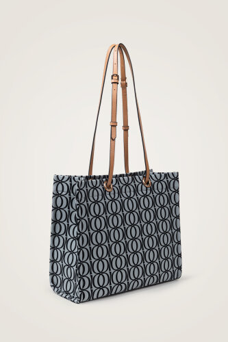 Bambunoor Gray-Black Box Bag 