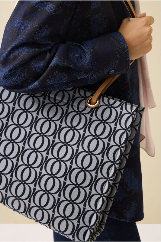 Bambunoor Gray-Black Box Bag - 5