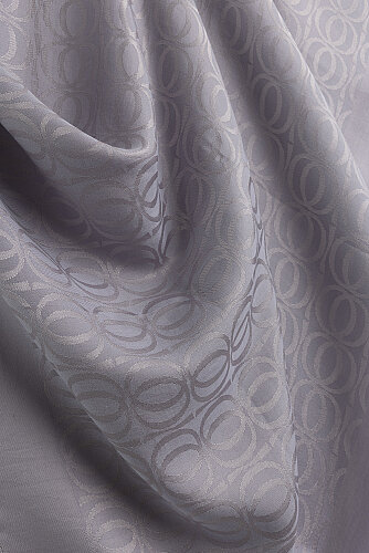 Bambunoor Gray-Lilac Naia Cotton Shawl - 2