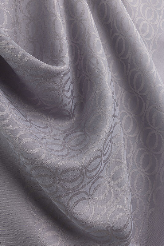 Bambunoor Gray-Lilac Naia Cotton Shawl - 2