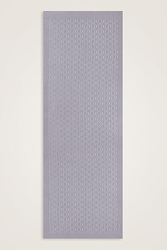 Bambunoor Gray-Lilac Naia Cotton Shawl 