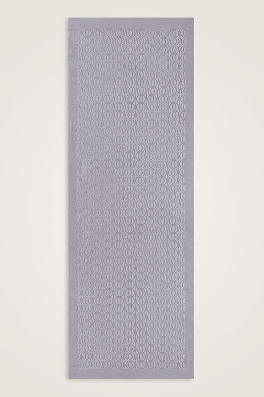 Bambunoor Gray-Lilac Naia Cotton Shawl - 1
