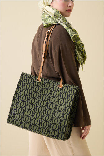 Bambunoor Green-Black Box Bag - 8