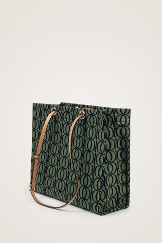 Bambunoor Green-Black Box Bag - 3
