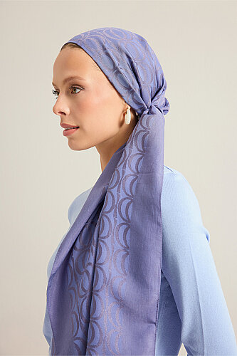 Bambunoor Indigo Naia Cotton Scarf - 5