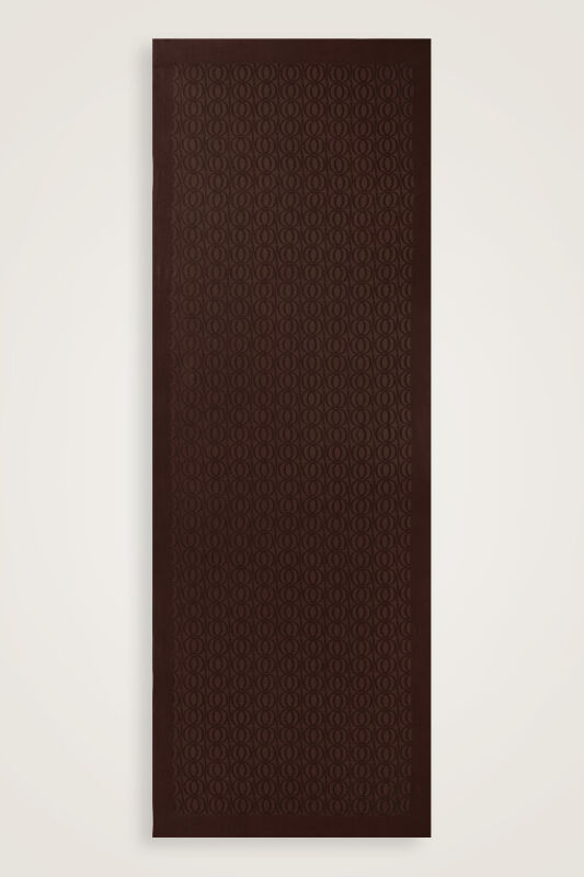 Bambunoor Kahve Naia Pamuk Şal 70x210 - 2