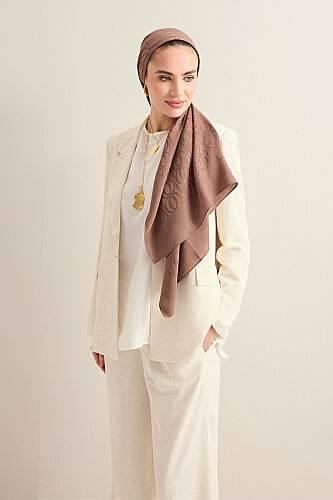 Bambunoor Light Brown Naia Scarf 