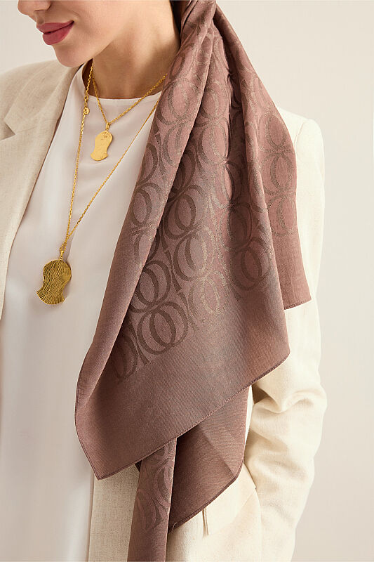 Bambunoor Light Brown Naia Scarf - 5
