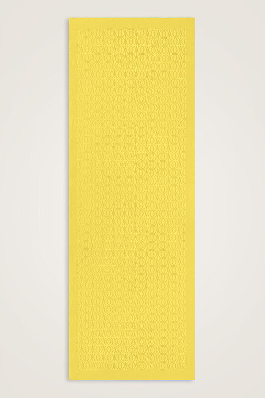 Bambunoor Limon Sarısı Naia Pamuk Şal 70x210 - 1