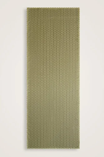 Bambunoor Mildew Green Twill Silk Shawl - 2