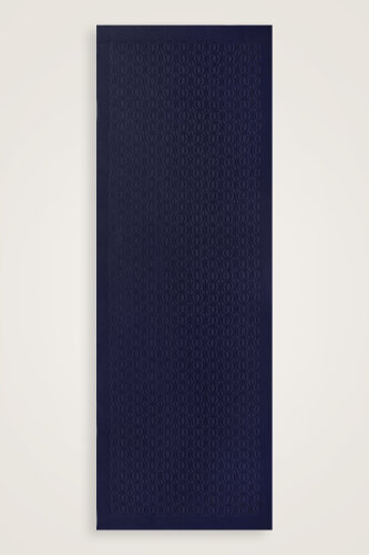 Bambunoor Navy Blue Naia Cotton Shawl - 2