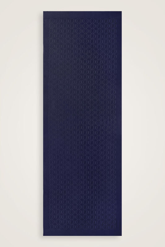 Bambunoor Navy Blue Naia Cotton Shawl - 2