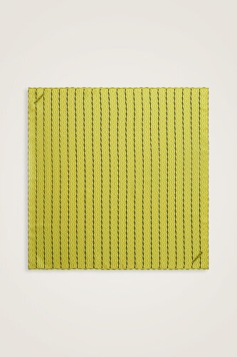 Bambunoor Oil Green Silk Scarf - 1