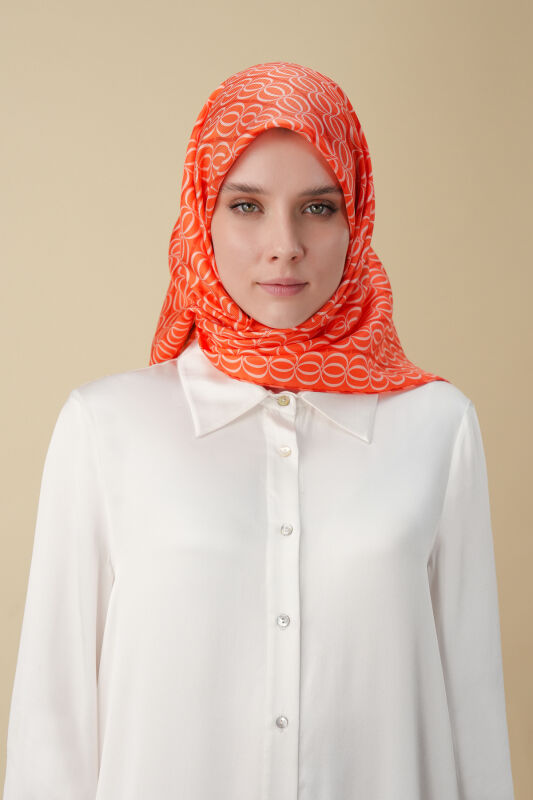 Bambunoor Pomegranate Flower Silk Scarf - 3