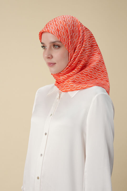 Bambunoor Pomegranate Flower Silk Scarf - 5
