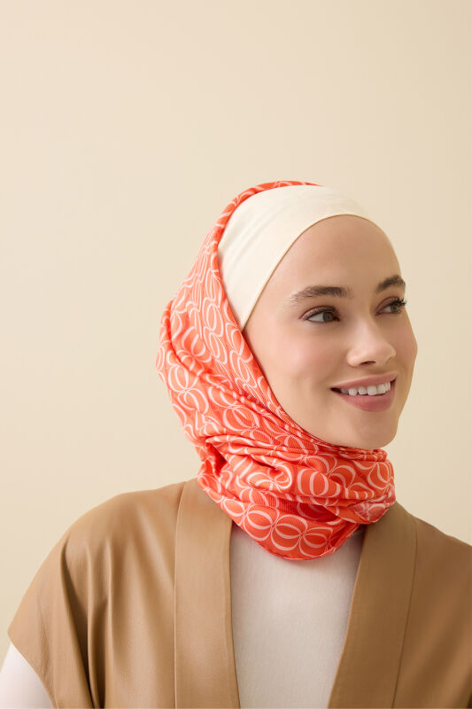 Bambunoor Pomegranate Flower Silk Scarf - 6