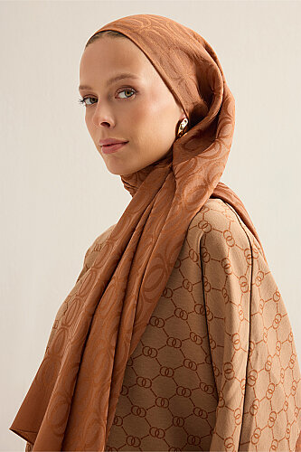 Bambunoor Taba Naia Pamuk Şal 70x210 - Imannoor (1)