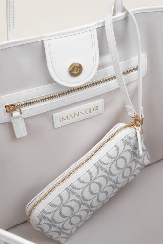 Bambunoor White Bazaar Mono Bag - 8