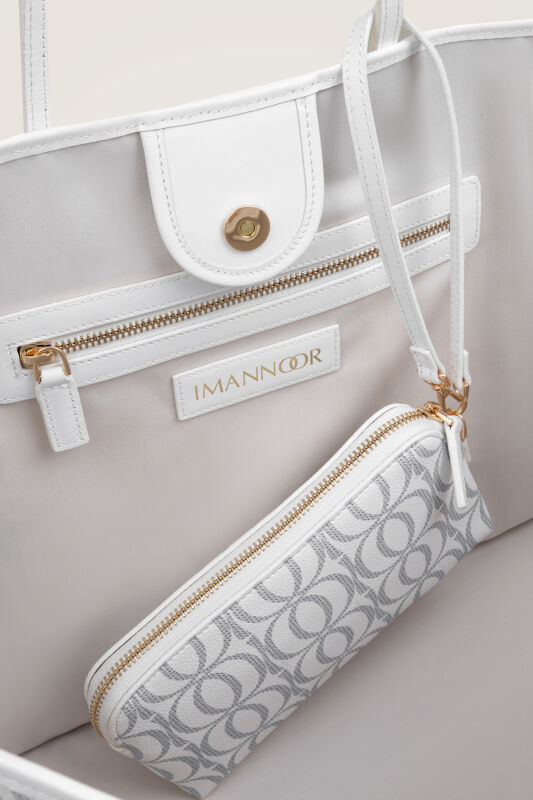 Bambunoor White Bazaar Mono Bag - 8