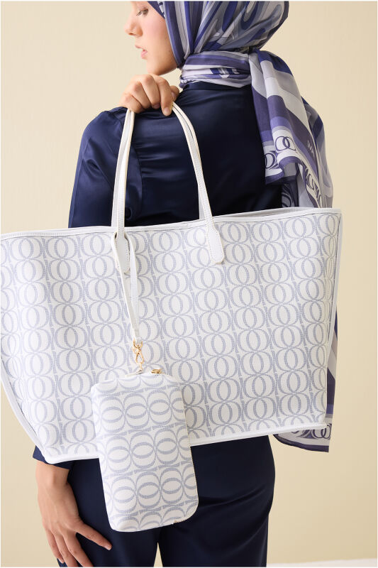 Bambunoor White Bazaar Mono Bag - 3