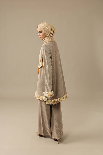 Bej Triko Pantolon - Imannoor (3)