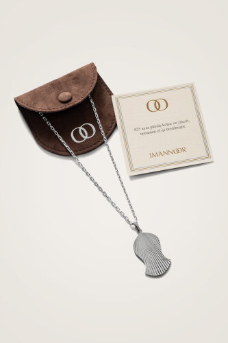 Beloved's Footprint Small Silver Necklace - 3