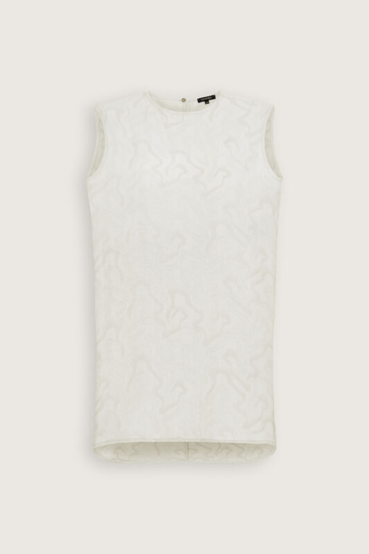 Beyaz Keten Jakar Atlet - 2