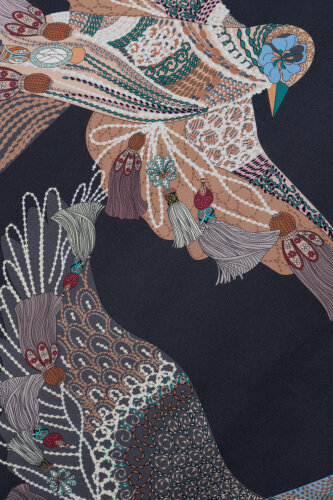 Bird With Noor Anthracite Silk Shirt - 6