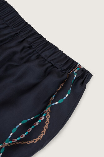 Bird With Noor Anthracite Silk Trousers - 6