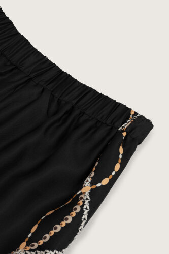 Bird With Noor Black Silk Trousers - 6